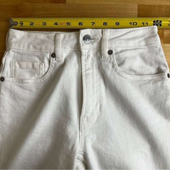 NEW Everlane The Curvy Cheeky Jean High Rise Bone White Size 23 Ankle - Picture 11 of 12